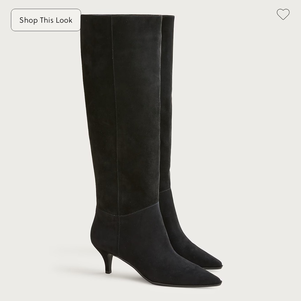 *NWT J.Crew Stevie knee-high boots in suede
